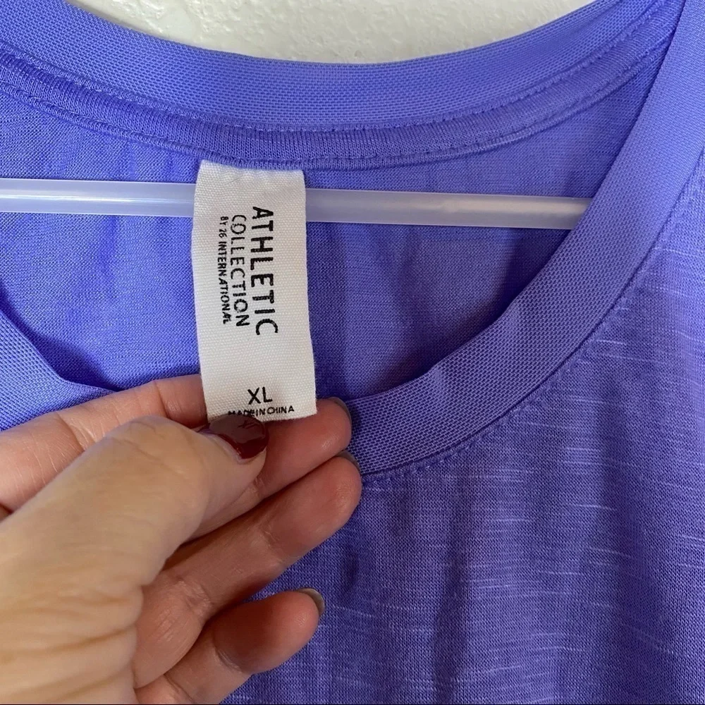 Athletic Collection "Boss Lady" PurpleTank Top Size: XL - Picture 3 of 6